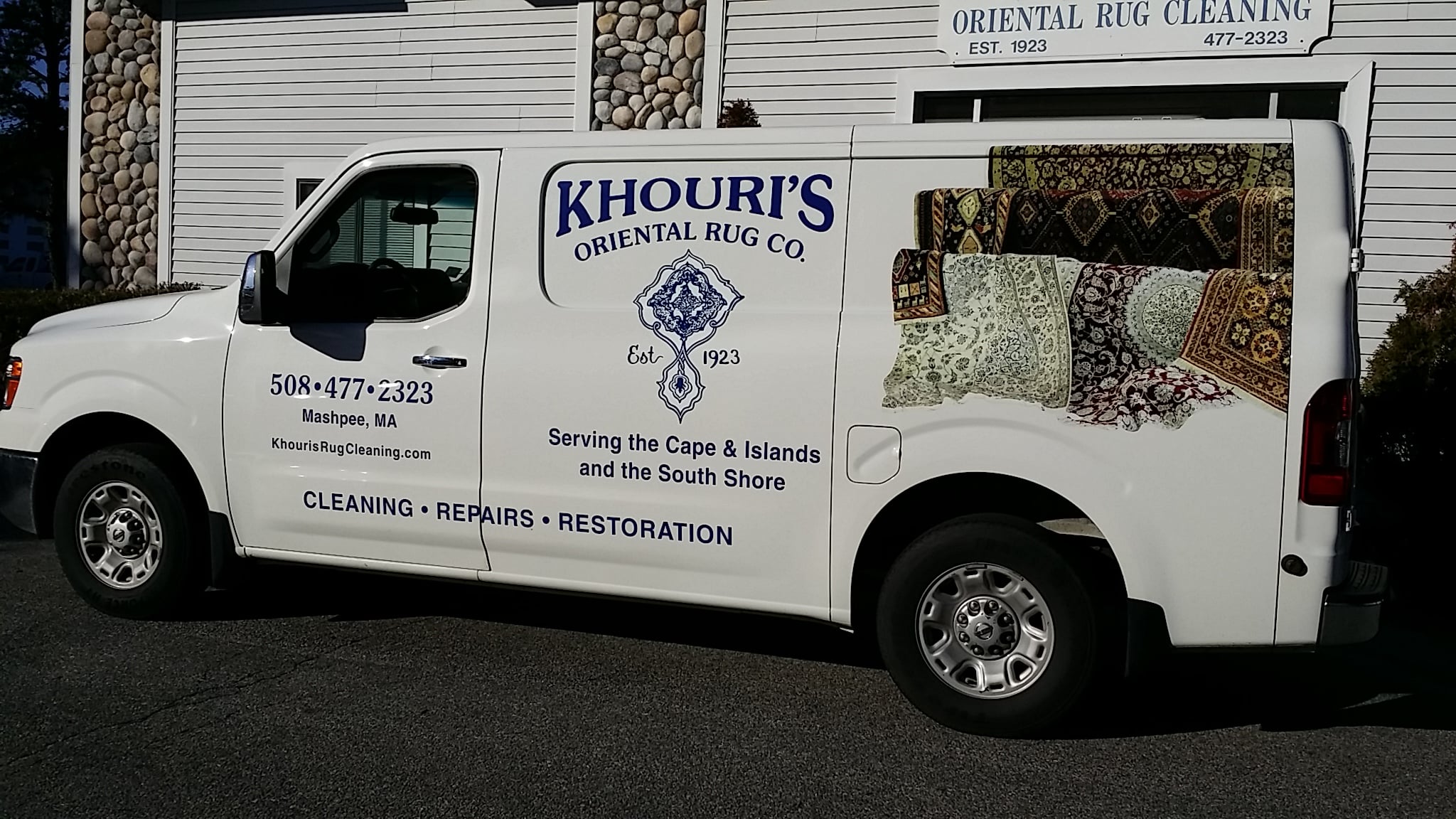 Khouri's Oriental Rug Cleaning Truck